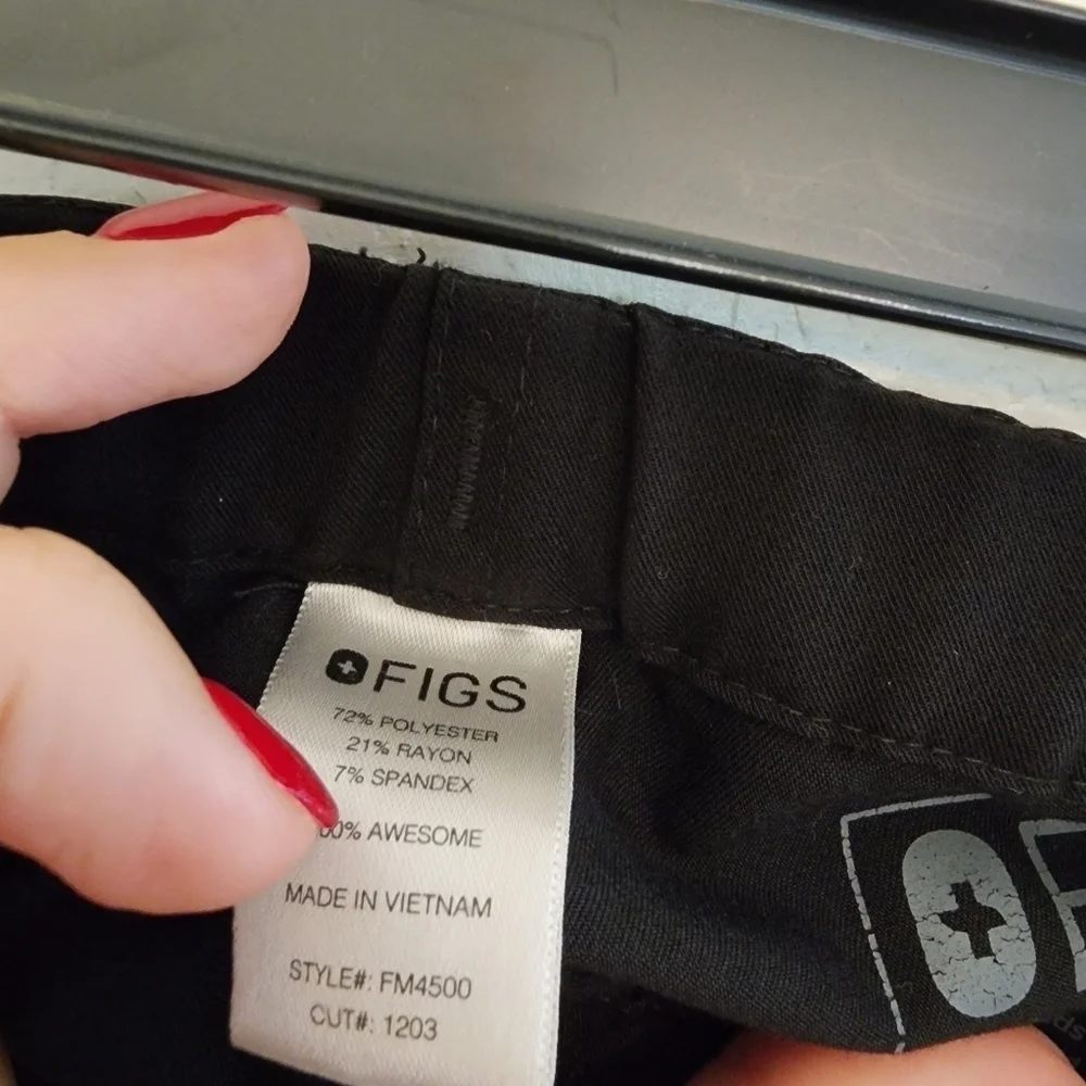 💜 FIGS Men's Pisco small Black Scrub pants FM4500